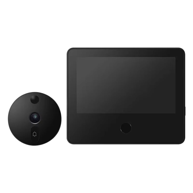 Sonnette vidéo HD intelligente Cat’s Eye 1S 1080P avec écran IPS de 5 pouces, vision nocturne et alarme de l’application Wifi