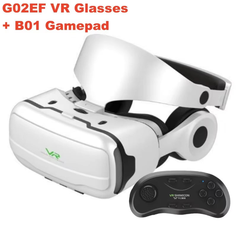 G02EF IMAX HD 3D Virtual Reality Headset - Stereo VR Glasses for iOS and Android with Gamepad Support