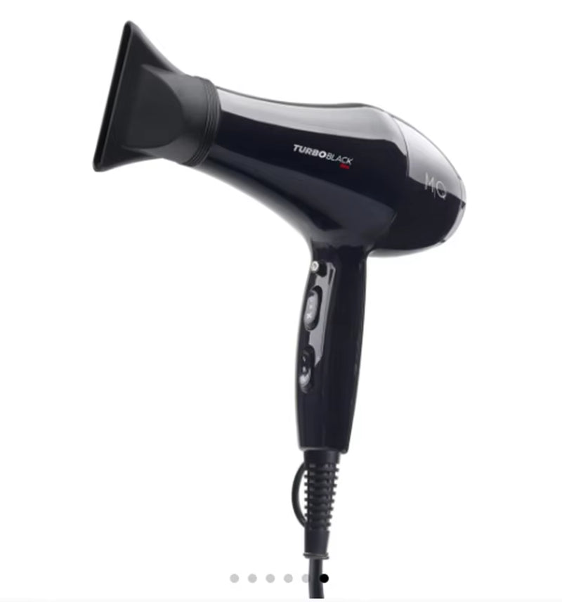 Sèche-cheveux professionnel 2500W Turbo Noir (220 Volts)