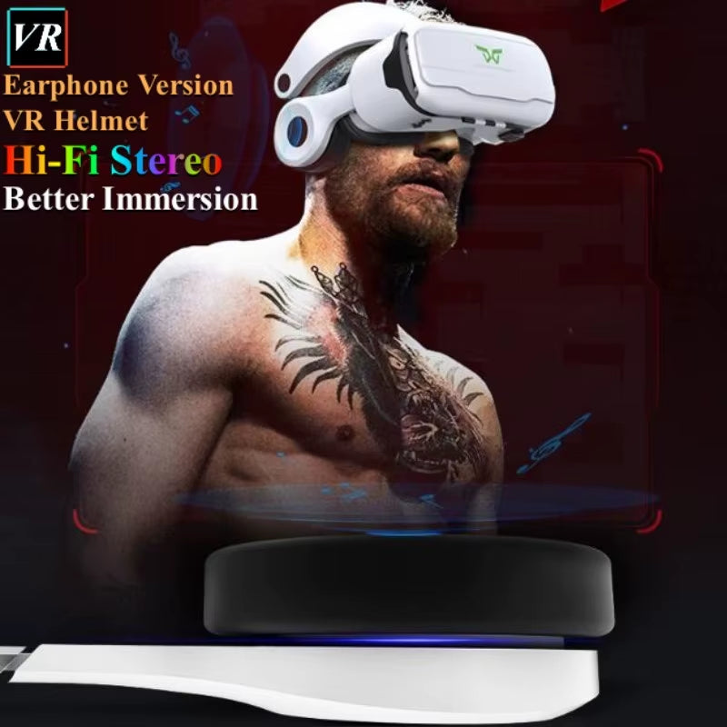 G02EF IMAX HD 3D Virtual Reality Headset - Stereo VR Glasses for iOS and Android with Gamepad Support