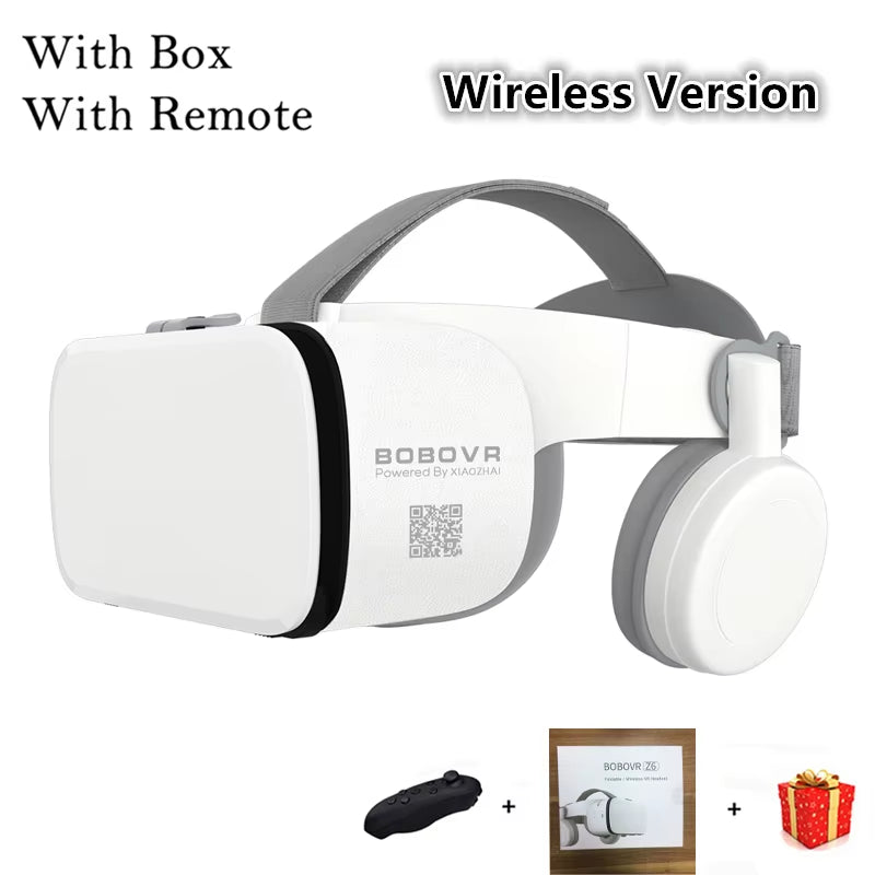 Bobo Bobovr Z6 3D VR Casque - Lunettes de réalité virtuelle Bluetooth pour smartphones